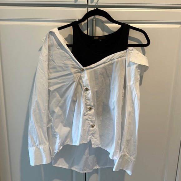 Maje off shoulder shirt - Picture 2 of 4